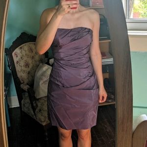 Leon Max sheath metallic mini dress